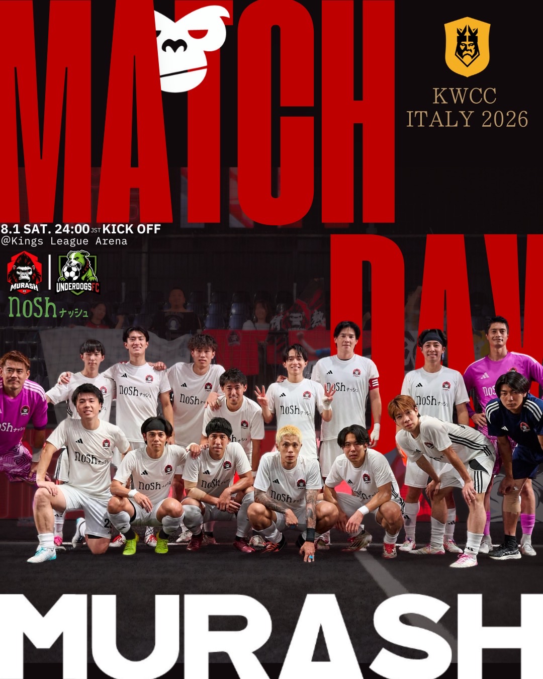 MURASH FC vs UNDERDOGS FC MATCHDAY