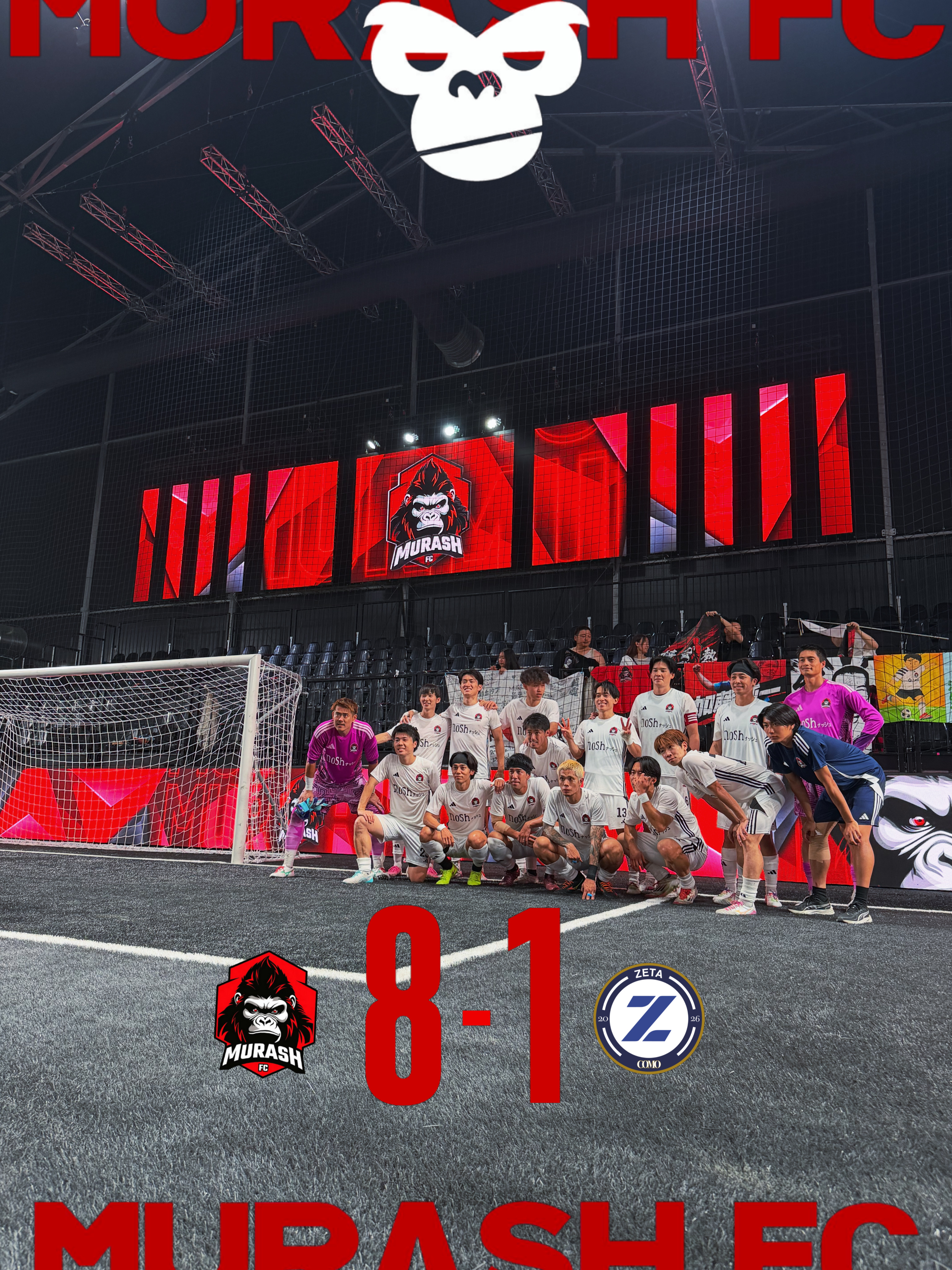 MURASH FC 8-1 Zeta Como