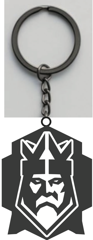 キーホルダー 背面